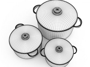 cooking set Modelo 3D