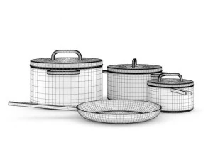 cooking set 3D Model