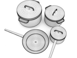 cooking set Model 3D