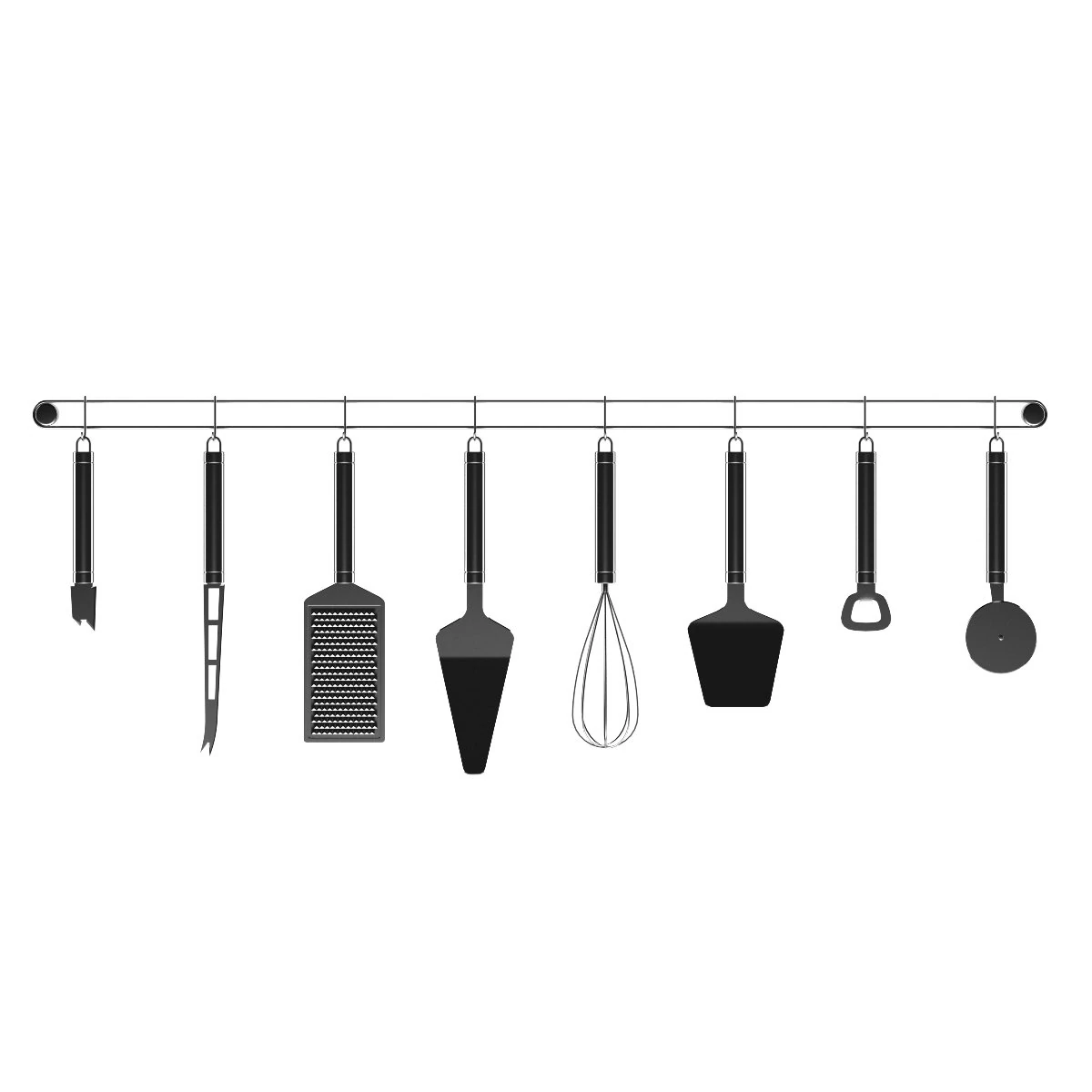 kitchen utensils 3D Model .c4d .max .obj .3ds .fbx .stl .blend 