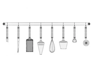 kitchen utensils 3D Model