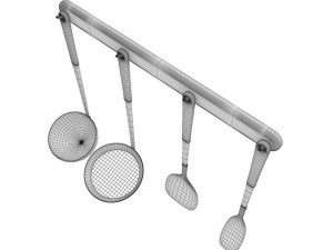 kitchen utensils Modelo 3D