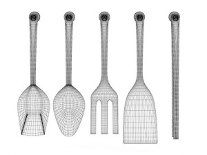 kitchen utensils Model 3D