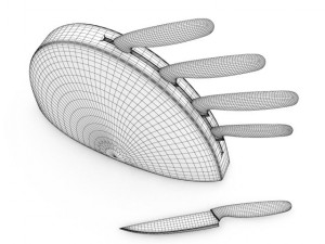 knives set 3D Model
