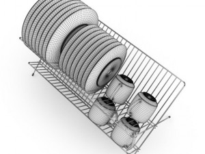 dish drainer Model 3D