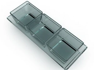 glass baking dishes 3D Model