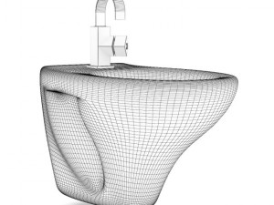 black bidet Model 3D