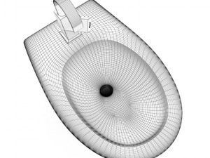 black bidet Model 3D