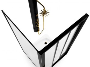 black shower Modelo 3D