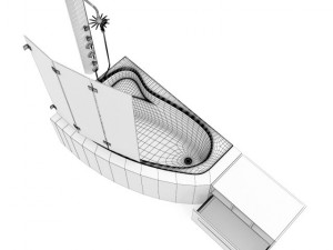 marble bathtube 3D 模型