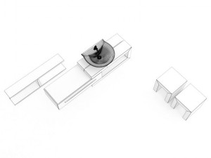bathroom furniture set 3Dモデル