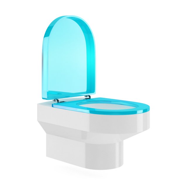 toilet bowl 3D Модель .c4d .max .obj .3ds .fbx .stl .blend 