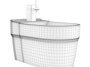 bidet Modelo 3D