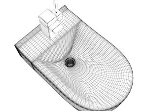 bidet Modelo 3D