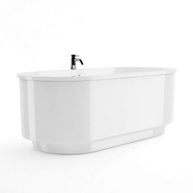 bathtube 3D Model .c4d .max .obj .3ds .fbx .stl .blend 