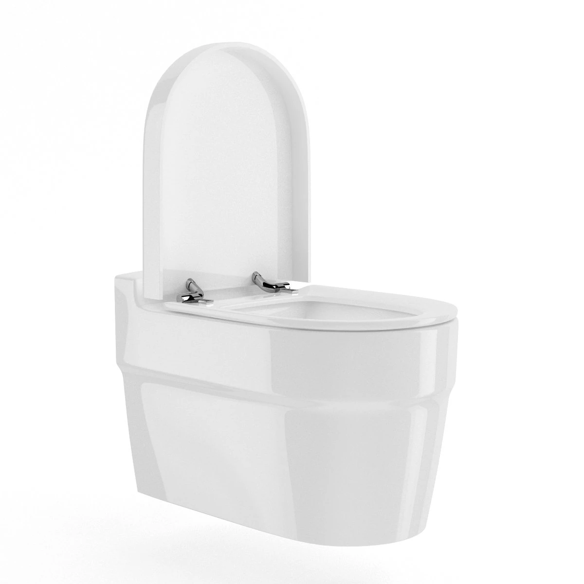 toilet bowl 3D Model .c4d .max .obj .3ds .fbx .stl .blend