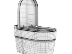 toilet bowl 3D 모델