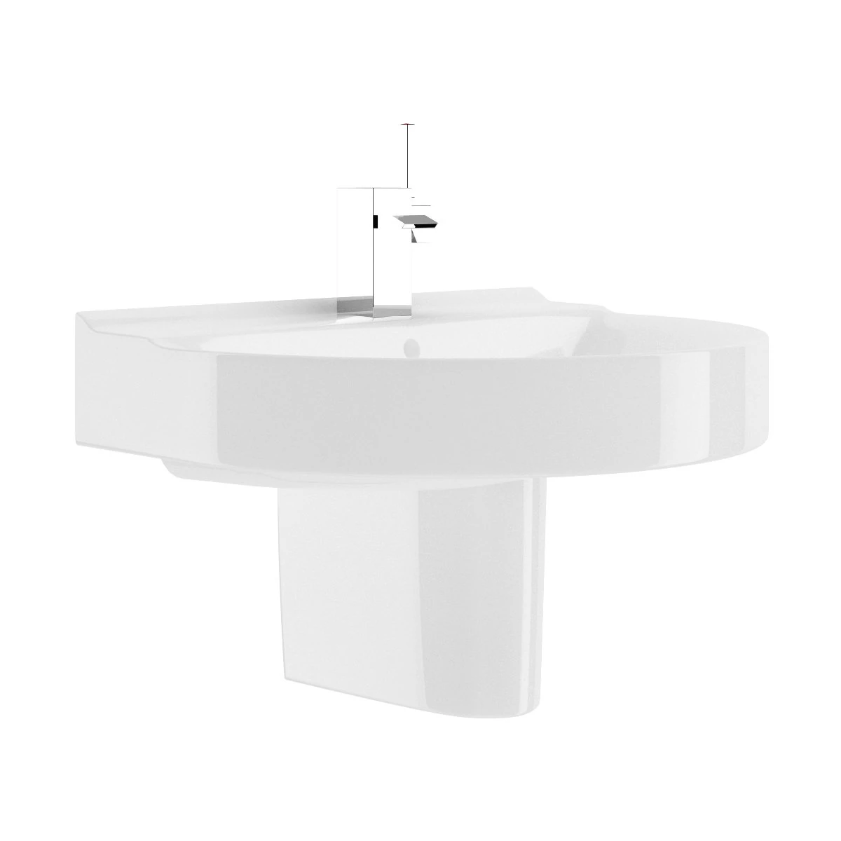 bathroom sink 3D Model .c4d .max .obj .3ds .fbx .stl .blend