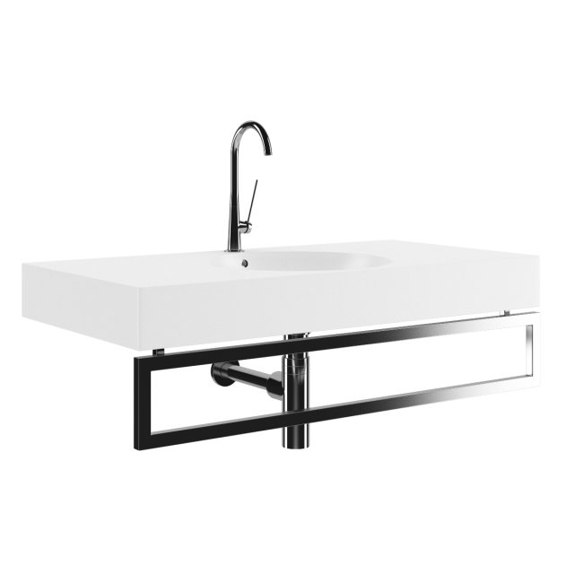 square batroom sink Modèle 3D .c4d .max .obj .3ds .fbx .stl .blend 