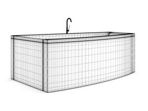 bathtube 3Dモデル