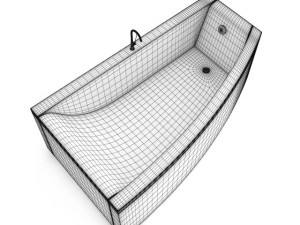 bathtube 3Dモデル