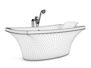 bathtube Modello 3D