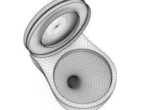 round toilet bowl Modelo 3D