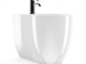 round bidet 3D मॉडल