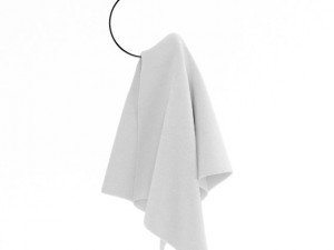 white hanging towel 3D मॉडल