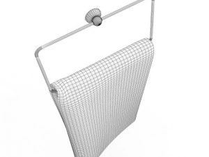 beige towel 3D Model