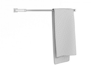 wall towel hanger 3D 模型