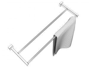 wall towel hanger 3D 模型