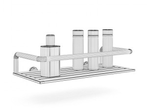 shower shelf 3D Model