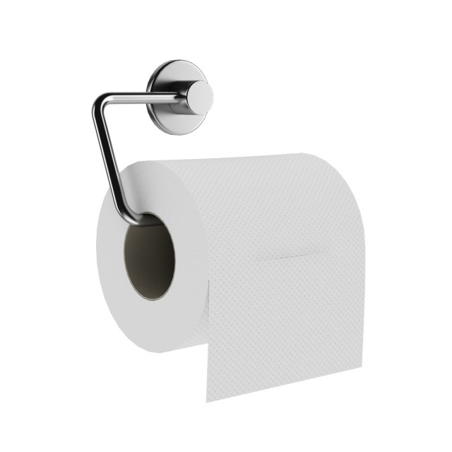 toilet paper 3D 模型 .c4d .max .obj .3ds .fbx .stl .blend 