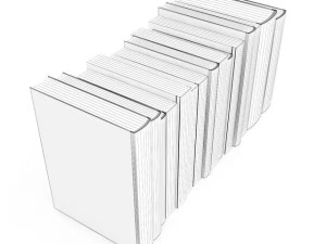 books set 02 3D Model
