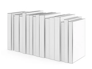 books set 04 3D Model