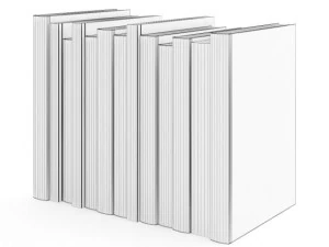 books set 05 3D Model