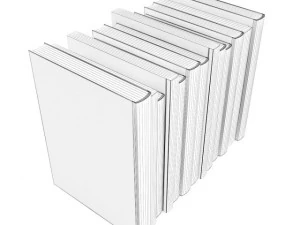 books set 05 3D Model