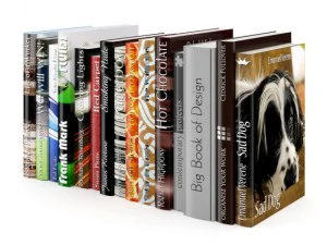 set di libri 06 Modello 3D