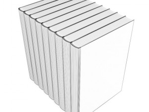 books set 07 3D 모델