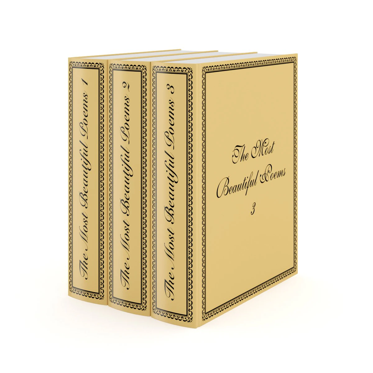 books set 08 3D Model .c4d .max .obj .3ds .fbx .stl .blend 