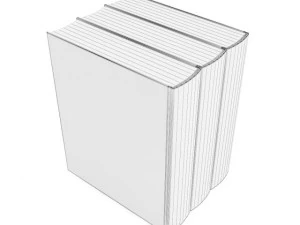 books set 08 3D Model