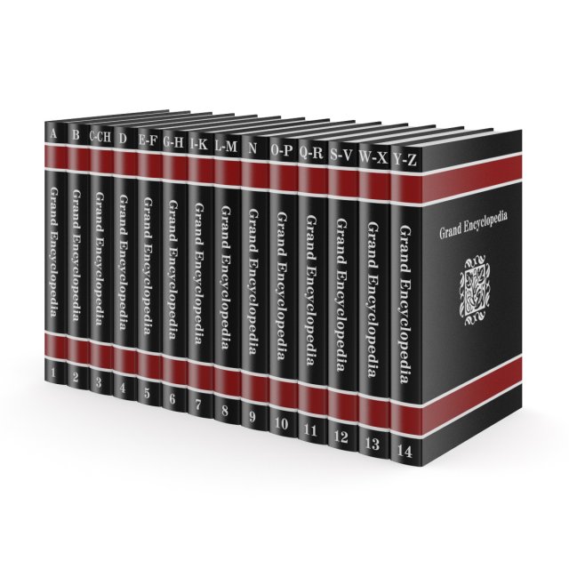 encyclopedia set 3D-Modell .c4d .max .obj .3ds .fbx .stl .blend 