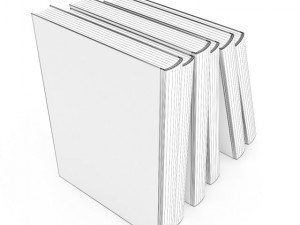 books set 10 3D 모델