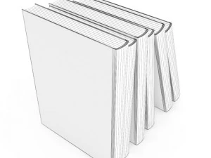 books set 10 3D Model