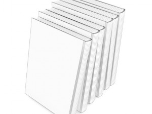 books set 11 3D Model