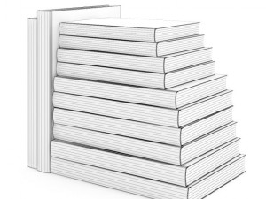 books set 13 Modello 3D