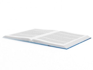 open book 3D-Modell