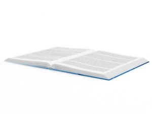 открытая книга 3D Модель