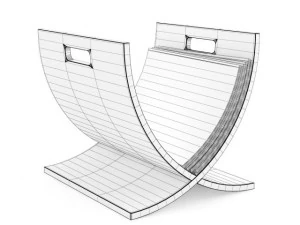 magazine rack 3D Model